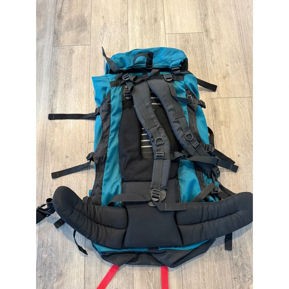Lowe Alpine Contour IV 90+15 Backpacking Pack Teal Black Hiking Expedition Bag
